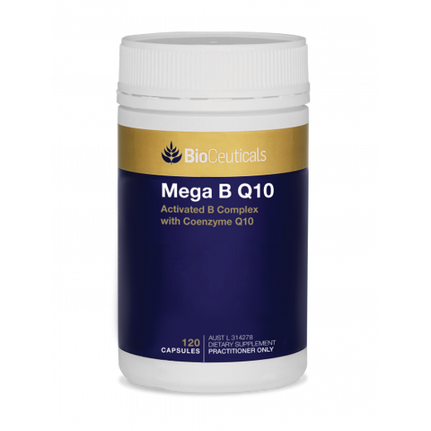 Bioceuticals Mega B Q10 120 Capsules (Expiry 07/2024)