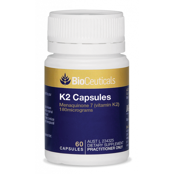 Bioceuticals K2 Capsules 60 Capsules (Expiry 07/2024)