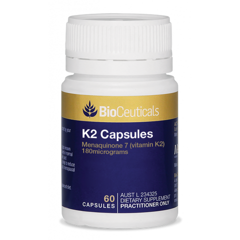 Bioceuticals K2 Capsules 60 Capsules (Expiry 07/2024)