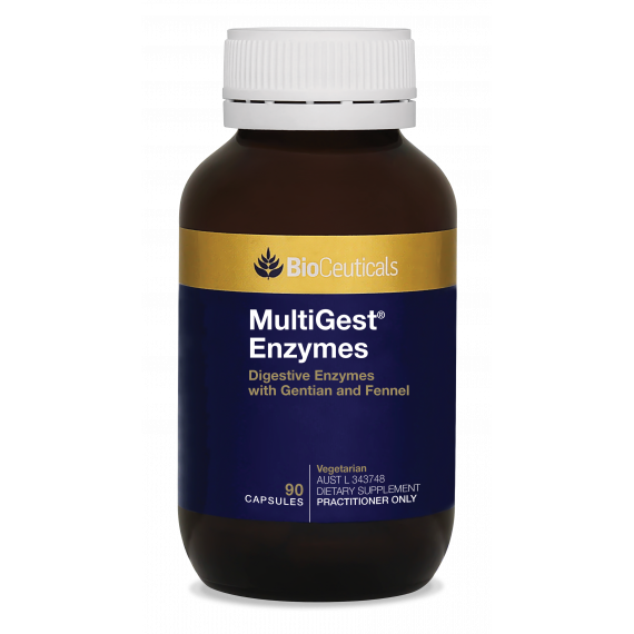 Bioceuticals MultiGest Enzymes 90 Capsules (Expiry 04/2024)