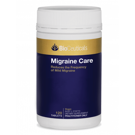 Bioceuticals Migraine Care 120 Tablets (Expiry 07/2024)