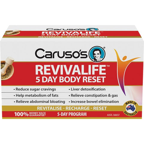 Caruso's Revivalife 5 Day Body Reset (Expiry 08/2024)