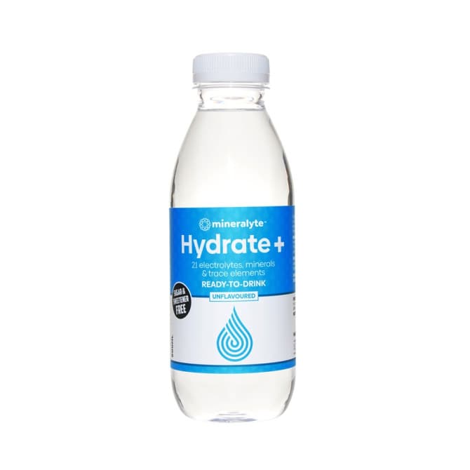 Mineralyte Hydrate+ Ready to Drink Unflavoured 500mL