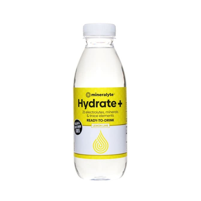 Mineralyte Hydrate+ Ready to Drink Lemon and Lime Flavoured 500mL