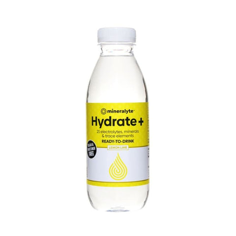 Mineralyte Hydrate+ Ready to Drink Lemon and Lime Flavoured 500mL