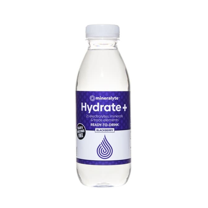 Mineralyte Hydrate+ Ready to Drink Blackberry Flavoured 500mL