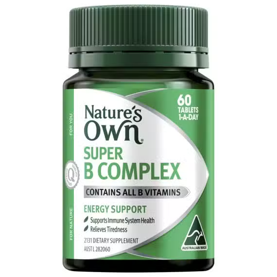 Nature's Own Super B Complex - Vitamin B - 60 Tablets