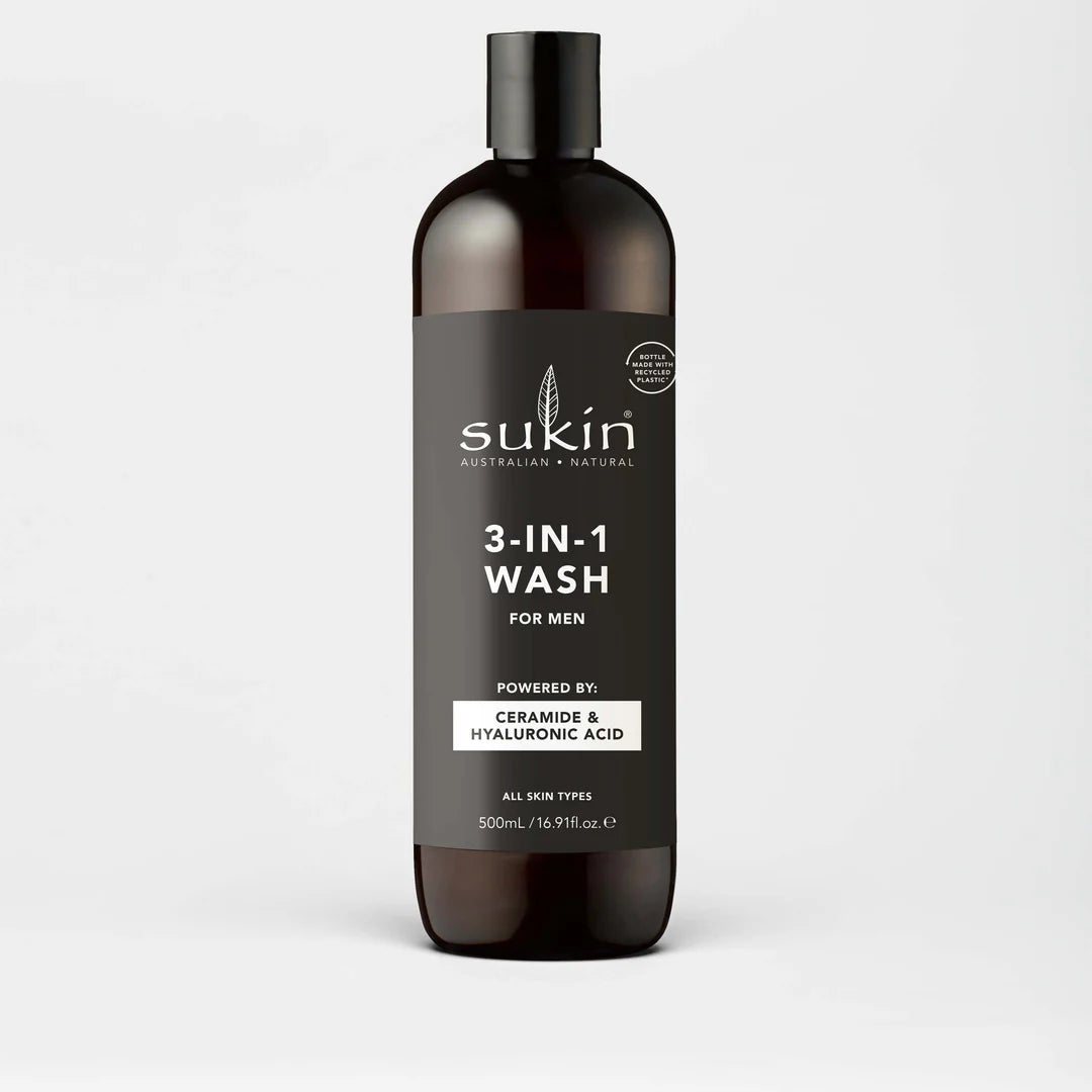 Sukin For Men 3-In-1 Wash 500mL