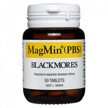 Load image into Gallery viewer, Blackmores MagMin PBS 500mg 50 Tablets