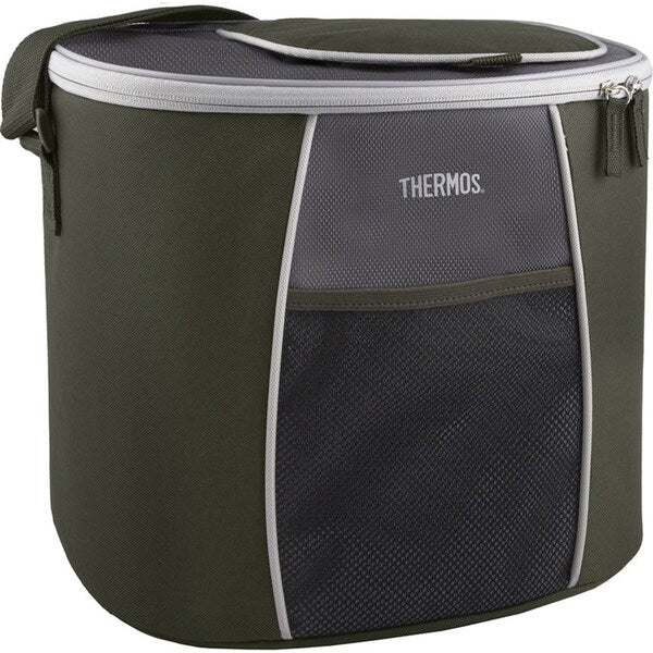 Thermos E5 24 Can Cooler with LDPE Liner - Grey/Green