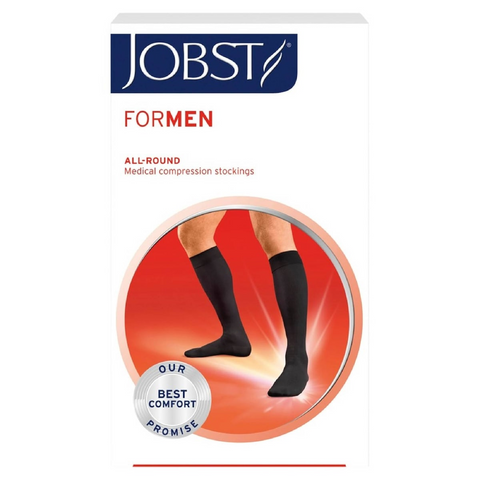 Jobst for Men All Round Compression Socks 15-20 mmHg Black 1 Pair