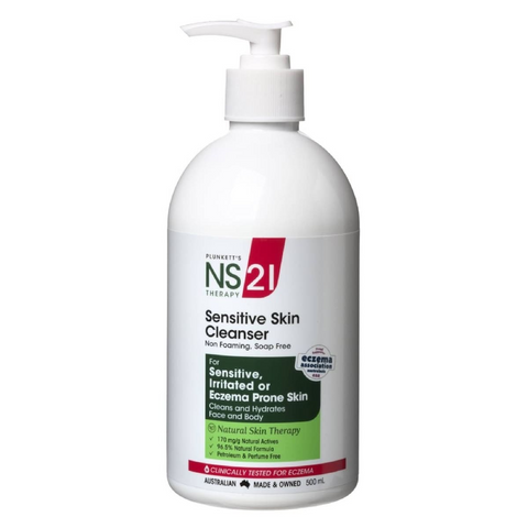 Plunkett's NUTRI SYNERGY 21 NS 21 Sensitive Skin Cleanser 500mL