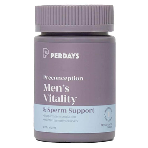 PerDays Preconception Men's Vitality & Sperm Support 60 Tablets