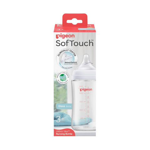 Pigeon SofTouch III Bottle Glass 240mL