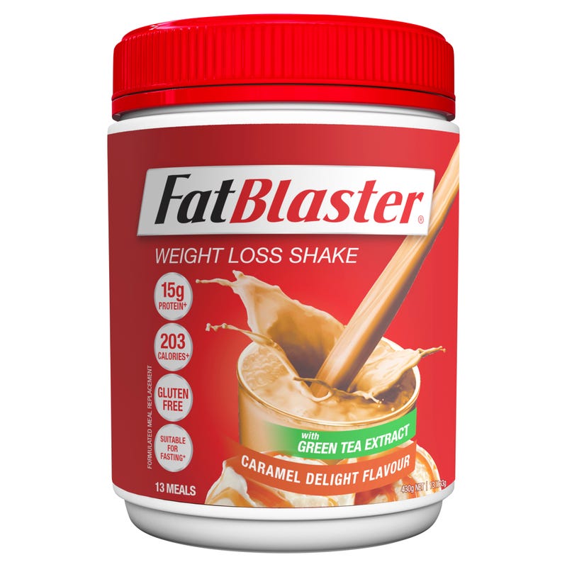 Naturopathica FatBlaster Weight Loss Shake Caramel Delight Flavour 430g