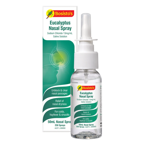 Bosisto's Eucalyptus Nasal Spray 50mL