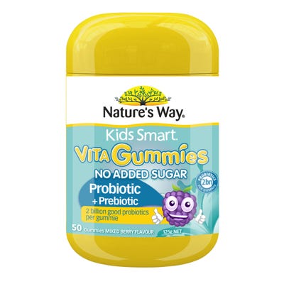 Nature's Way Kids Smart Vita Gummies Probiotic + Prebiotic 50 Gummies