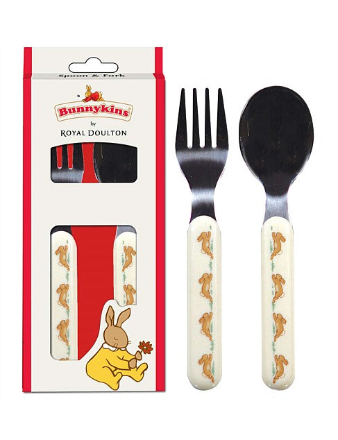 Bunnykins Melamine Spoon & Fork (Run)