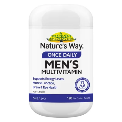 Nature's Way Once Daily Men's Multivitamin 120 Tablets