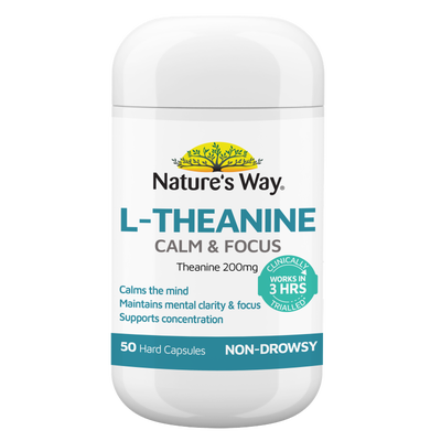 Nature’s Way L-Theanine Calm & Focus 50 Capsules