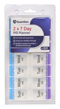 Guardian Pill Planner 2 x 7 Day Planner