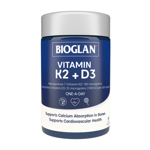 Bioglan Vitamin K2 + D3 60 Capsules