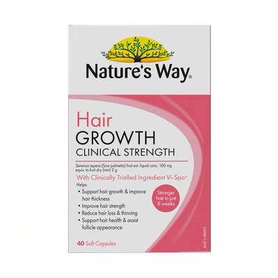 Nature's Way Hair Growth Clinical Strength 40 Capsules