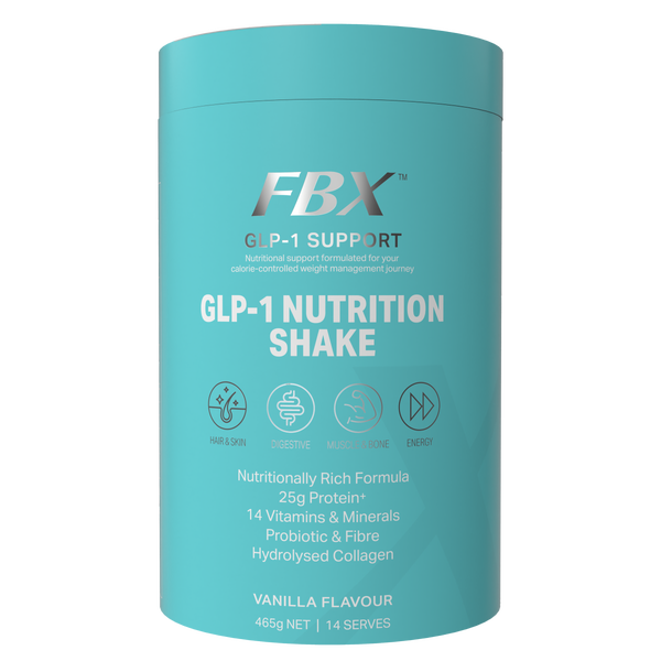 FBX GLP-1 Nutrition Shake Vanilla 465g 14 Serves