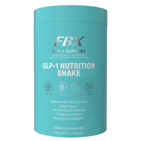 FBX GLP-1 Nutrition Shake Vanilla 465g 14 Serves