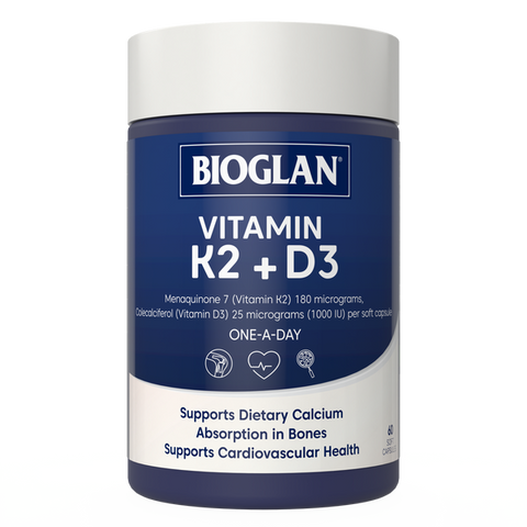 Bioglan Vitamin K2 + D3 Gummies 60 Soft Capsules