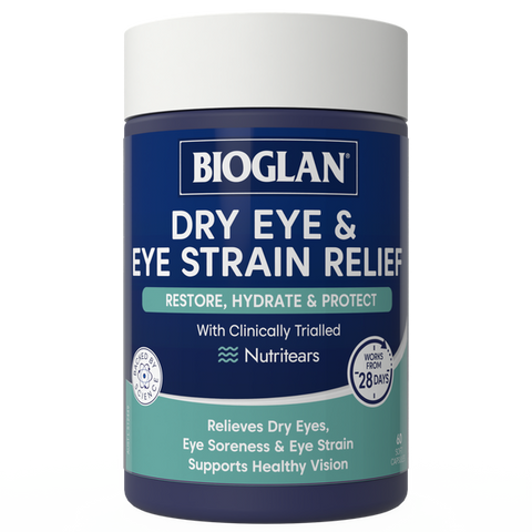 Bioglan Dry Eye & Eye Strain Relief 60 Soft Capsules