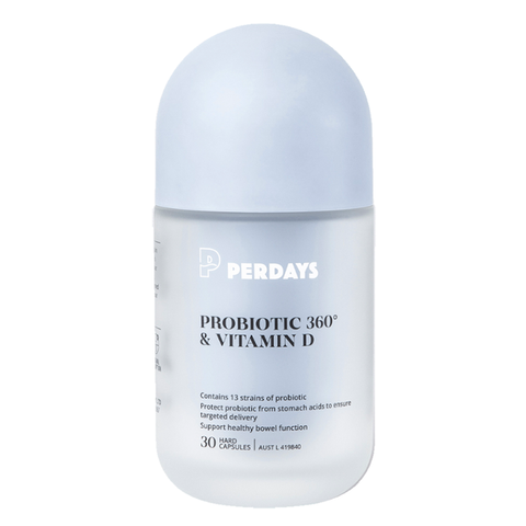 PerDays Probiotic 360° & Vitamin D 30 Capsules