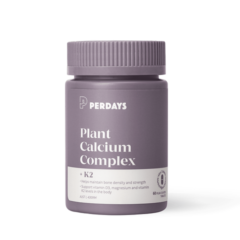 PerDays Plant Calcium Complex + K2 60 Tablets