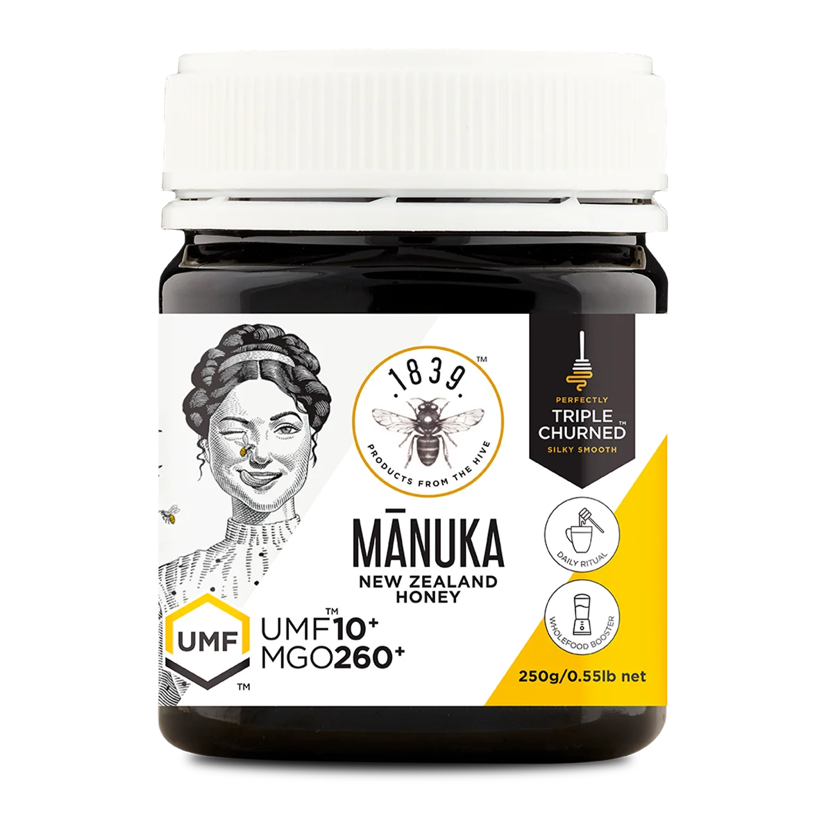 1839 UMF 10+ / MGO 260+ Manuka Honey 250g