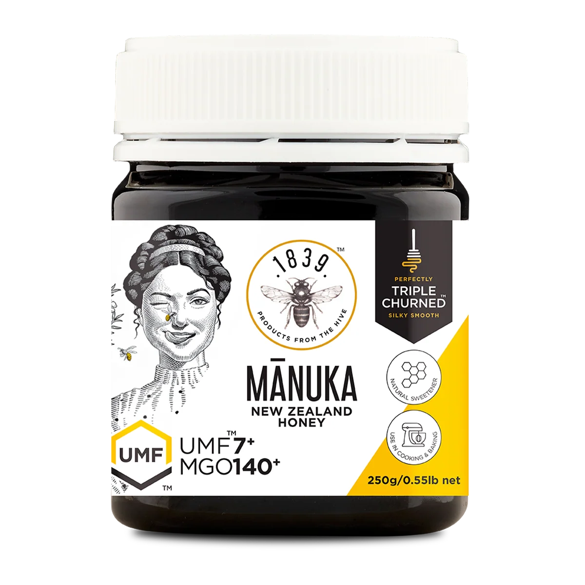 1839 UMF 7+ / MGO 140+ Manuka Honey 250g
