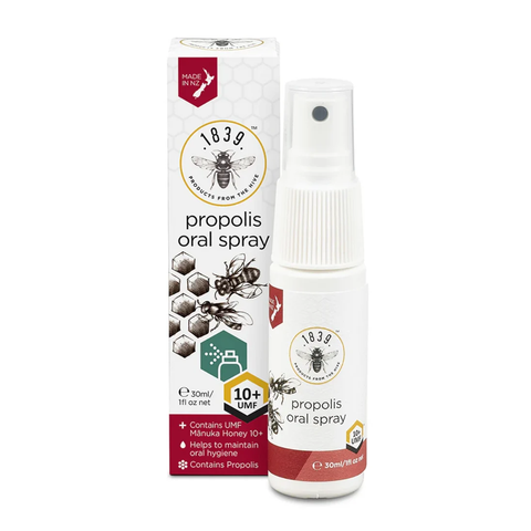 1839 UMF 10+ / MGO 260+ Manuka Honey Propolis Spray 30mL