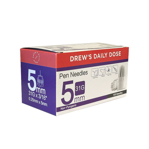 Drew's Daily Dose Pen Needle 100 Pack
