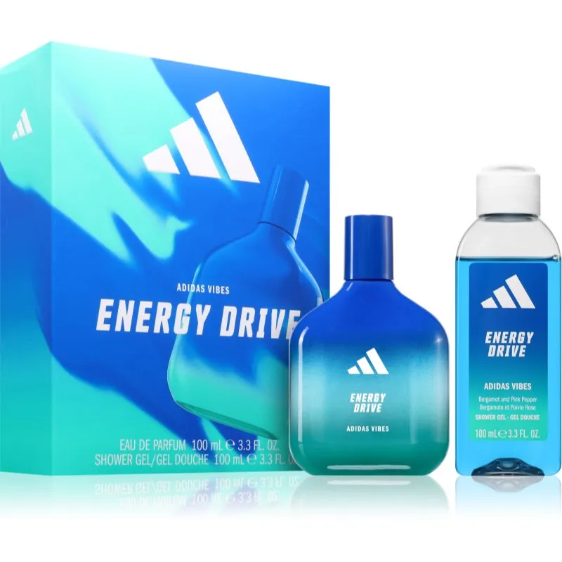 Adidas Vibes Energy Drive Eau de Parfum 100mL 2 Piece Set