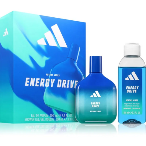 Adidas Vibes Energy Drive Eau de Parfum 100mL 2 Piece Set