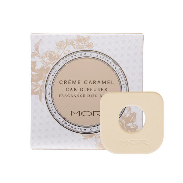 MOR Crème Caramel Car Diffuser - Fragrance Disc Refill