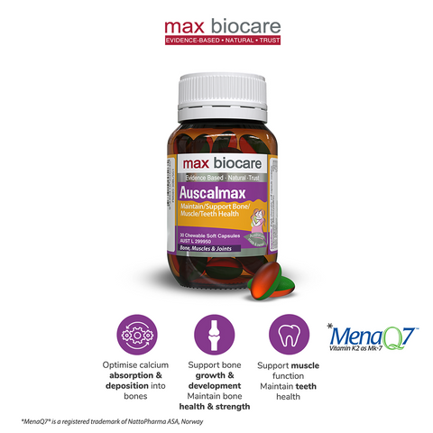 MAX BIOCARE Auscalmax 30 Chewable Soft Capsules