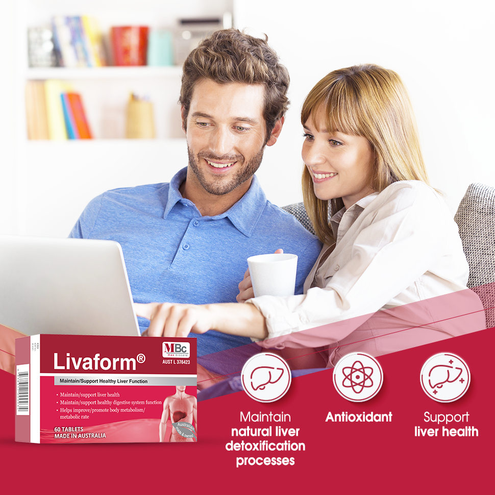 MAX BIOCARE LivaForm 60 Film Coated Tablets