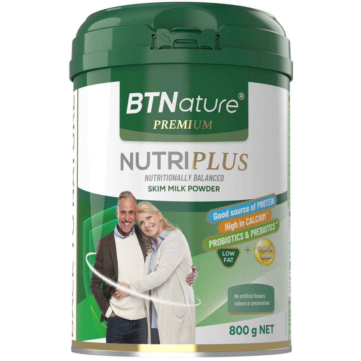BTNature Premium Nutriplus Nutritionally Balanced Skim Milk Powder 800g
