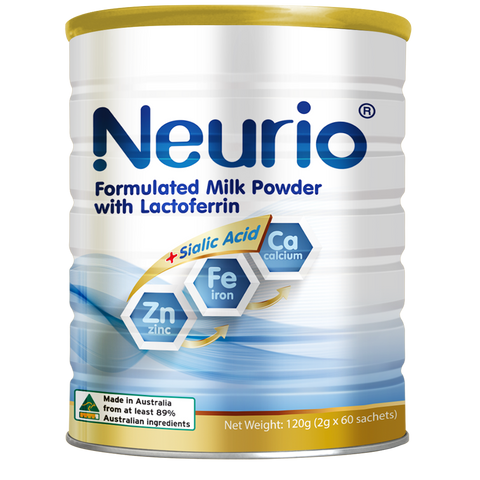 Neurio Formulated Milk Powder With Lactoferrin & Sialic Acid 2g x 60 Sachets