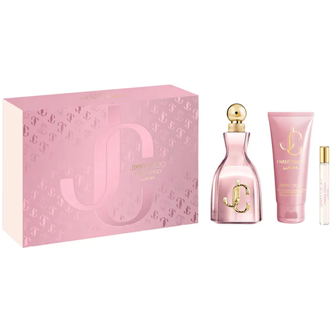 Jimmy Choo I Want Choo With Love Eau de Parfum 100mL 3 Piece Gift Set