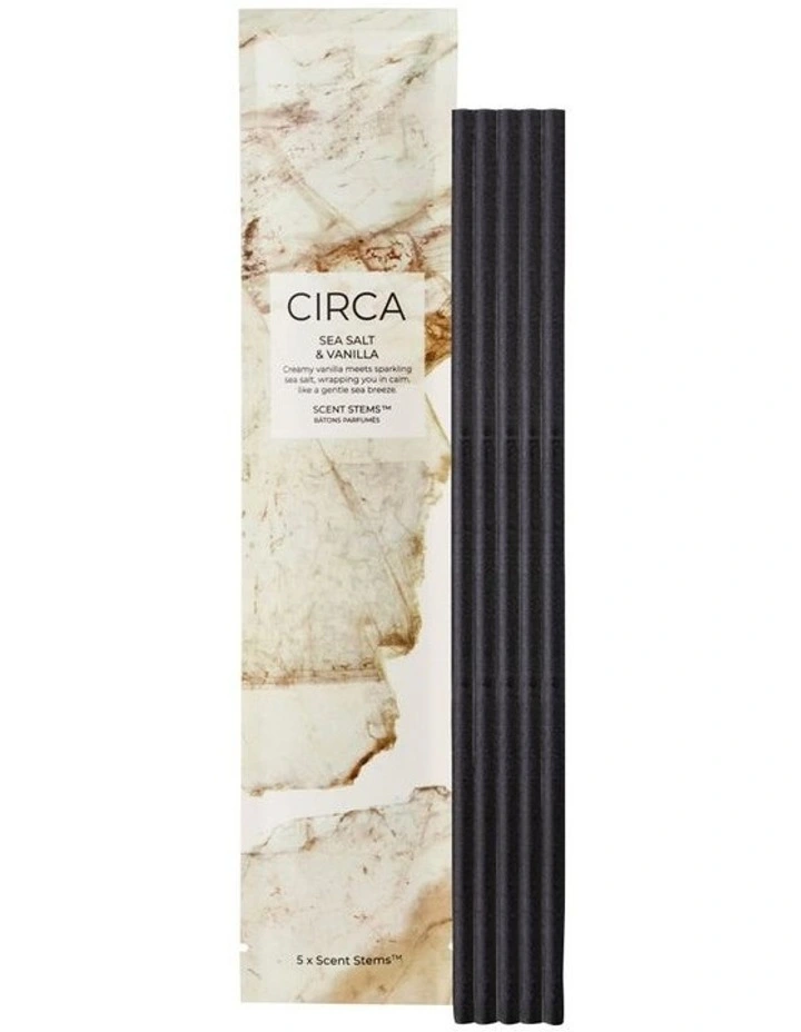 Circa Sea Salt & Vanilla Refill Scent Stems 5 Packs