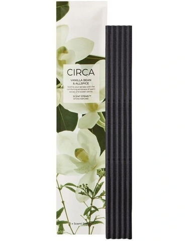 Circa Vanilla Bean & Allspice Refill Scent Stems 5 Packs