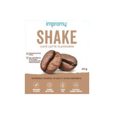 Impromy Shake Café Latte 30 x 42g Sachets - Membership Number Required
