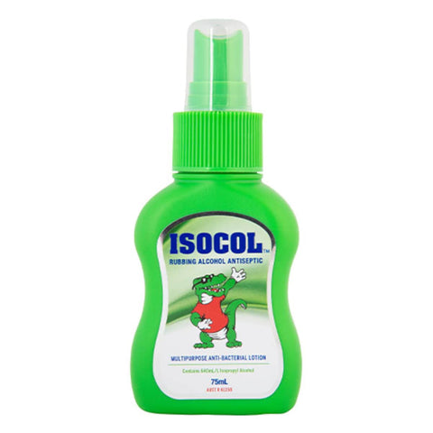 Isocol Antiseptic Rubbing Alcohol Spray 75mL
