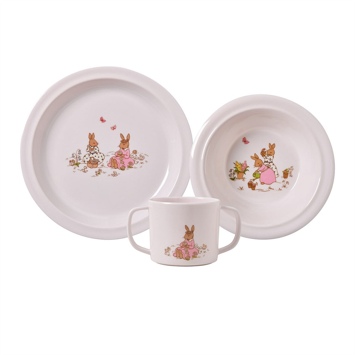 Bunnykins 3 piece Melamine Set